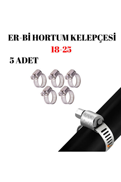 JuneThree Tip 18-25 mm podesiva stezaljka za crevo, 5 komada