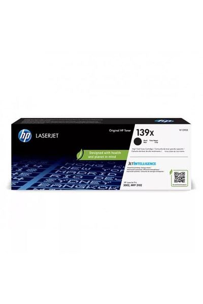 HP Printer toner, HP, Compatible with HP 139X, 4000 pages, Black
