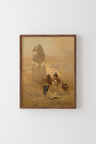 epiqart ال Sphinx - إطار خشبي منقوش
