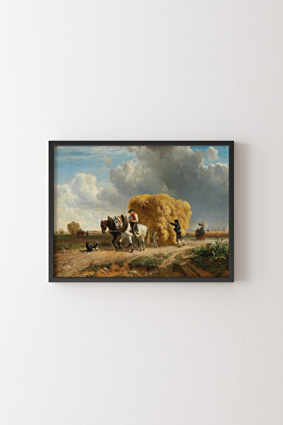 epiqart Hay Harvest - Black Frame