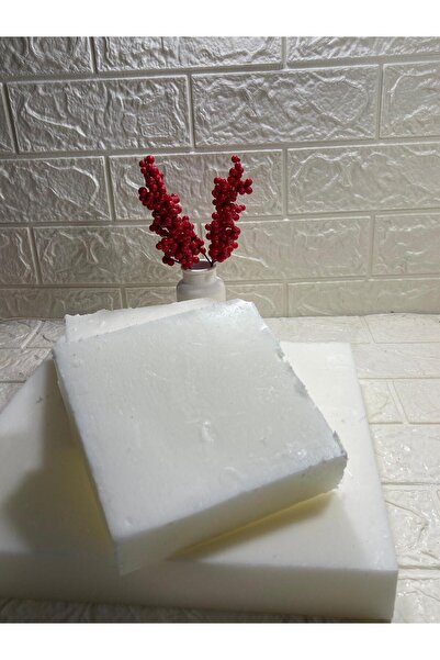 MUM Beyaz Parafin Wax %3.5 Yağlı 1 Kg Kalıp Şeklinde Mum Yapım Hammaddesi Kal...