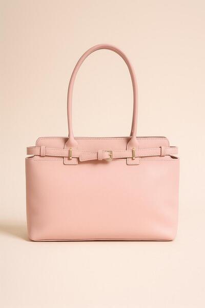 Timeless Kadın El ve Omuz Çantası – Pudra Pembe