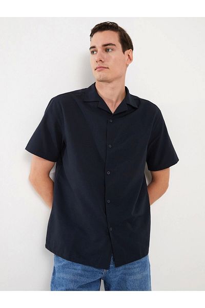 Store Regular Fit Short Sleeve Viscose Men's Shirt