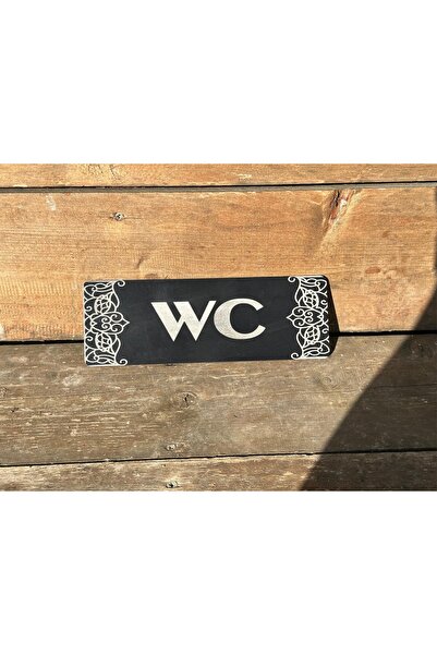 RETRO-DEKORATİF Ahşap WC Yönlendirme Cafe-Ofis-Resmi Kurum