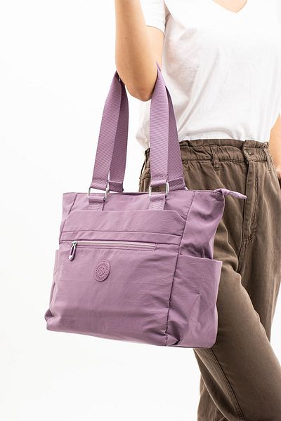 H&D COLLECTİON Geantă de mână și de umăr ușoară, din material rezistent la apă, cu 7 compartimente, foarte utilă 4003