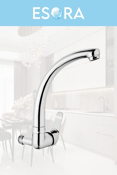 ESORA Kitchen Sink Faucet Tap with Single Water Outlet from the Wall