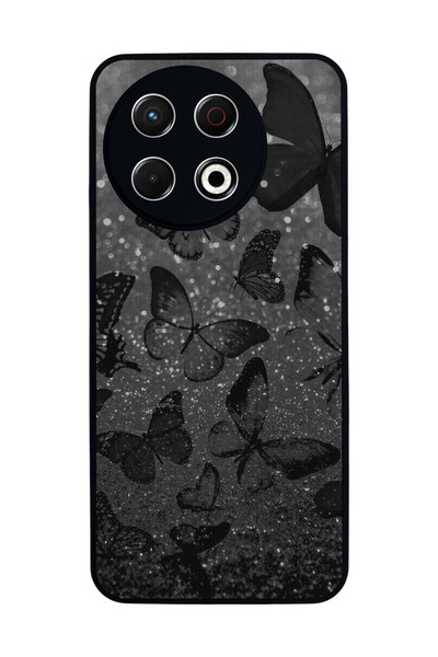 TECNO Spark 30 Pro Mat Siyah Kılıf – Yumuşak Silikon, Koruyucu, Şok Emici Kapak