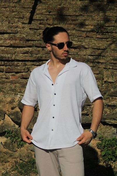 LC Waikiki Lc W 100% Cotton Slim Fit Summer Polo Collar Short Sleeve Stylish Men's Shirt