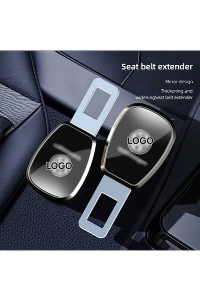 Volkswagen Belt Buckle with Logo Metal Tip Premium 2 Pieces