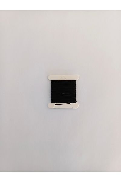 Eskişehir hobi sanat 0,5 mm 5 μέτρα κορδόνι Tasbih Μαύρο Χρώμα
