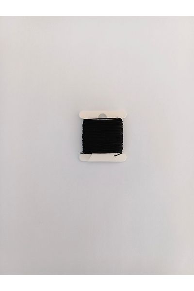 Eskişehir hobi sanat 0,5 mm 10 μέτρα κορδόνι Tasbih Μαύρο Χρώμα