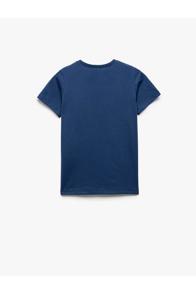 Koton Tricou cu mânecă scurtă cu gât crew cu imprimeu din bumbac