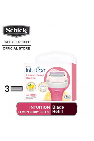 Schick Intuition4 Lemon Berry Breeze . Refill3 (5) --- شيك انتوتيشن 4 إعادة ت...