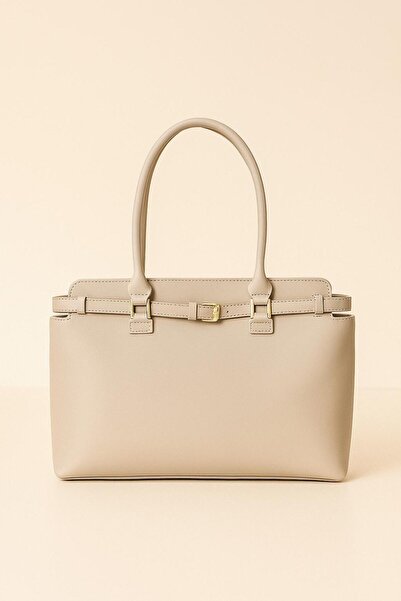 Timeless Kadın Klasik El ve Omuz Çantası – Kahverengi Renk