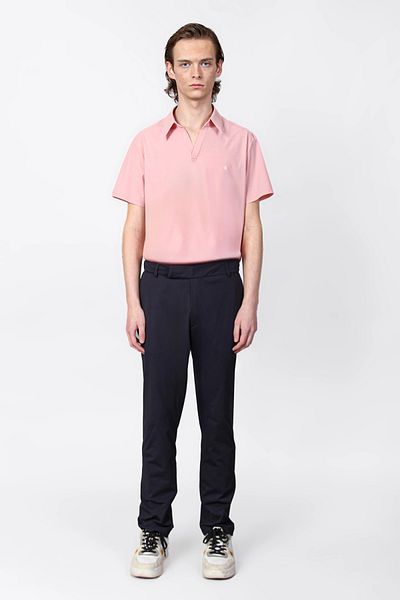 Isaora Relaxed Fit Normal Waist Straight Leg Chino Pants Men's Trousers Isr5112 Navy