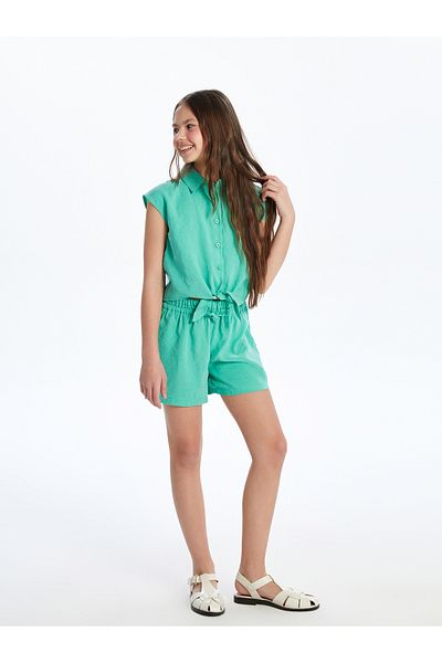 LC Waikiki Girl's Shorts with Elastic Waist