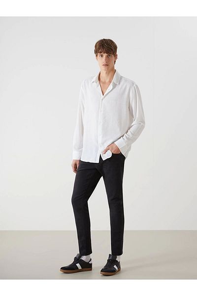 Store New Season Regular Fit Long Sleeve Men's Shirt - S56016Z8