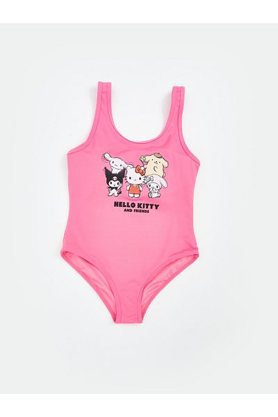 LC Waikiki Costum de baie pentru fete cu imprimeu Hello Kitty