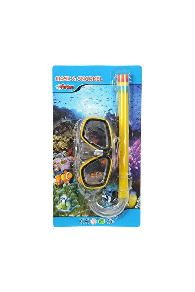 AboutThePerfect Renkli Yetişkin Maske ve Şnorkel Seti, Su Altı Keşifleri İçin...