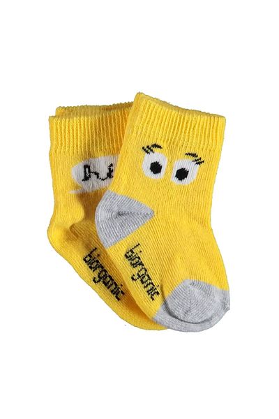 Haye Collection Hi Girl 2-Piece Socks 68403 Yellow