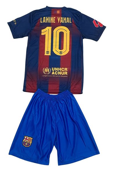 TETYS 2026 10 New Jersey Number New Season Barselona Lamine-Yamal Football Kids Jersey Set of 2