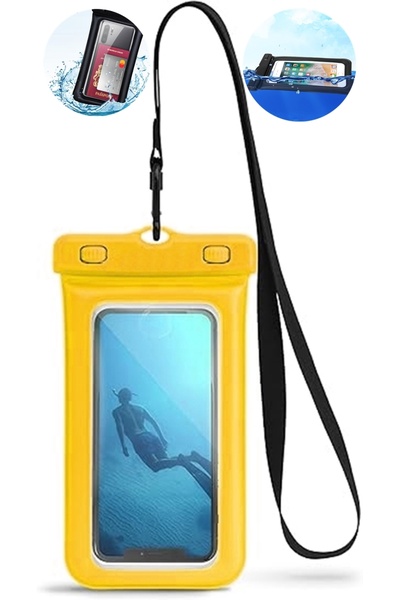 Genel Markalar Su Geçirmez Telefon Kılıfı Balonlu Batmaz Koruyucu Telefon Kıl...