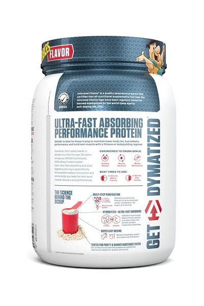 Dymatize ISO 100 Protein Food Supplement 20 Servings - Fruit Pebbles 610g