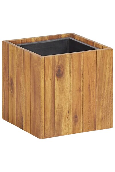 vidaxl Garden Raised Bed Pot 24.5x24.5x25 cm Solid Acacia Wood