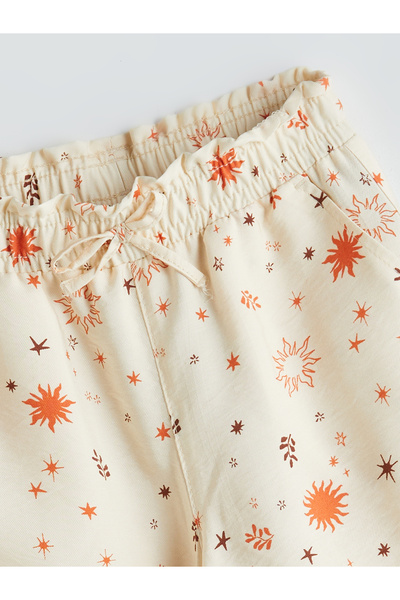 LC Waikiki Girls' Trousers with Elastic Waist