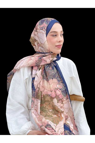 Freeista Indigo Patterned Shawl Lina 25062507340