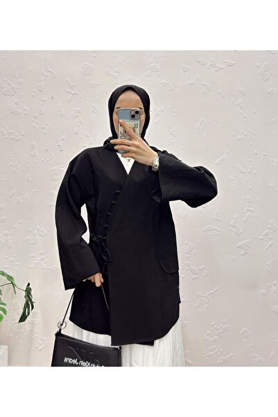 RİMA Yandan Bağlamalı Kimono