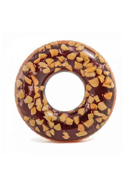 EYELİNA EYE LİNA Çikolatalı Donut Havuz Simidi 114 Cm Havuz Yatağı