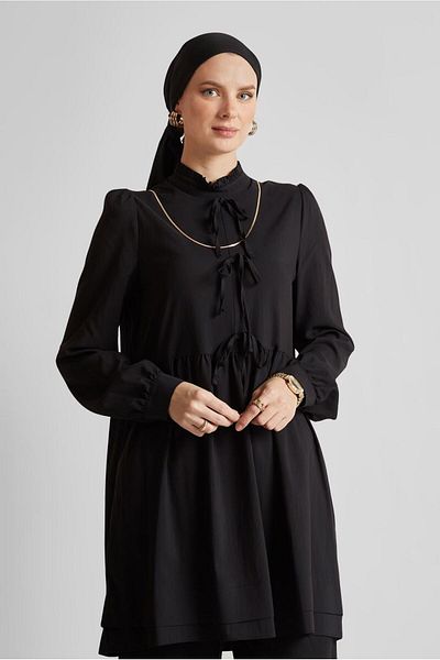 Alvina Lace Detailled Tunic 45644
