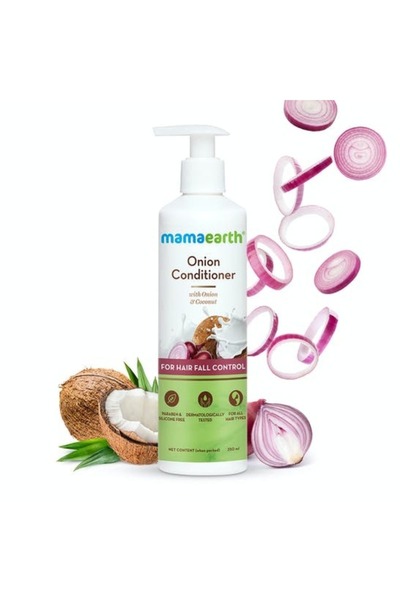 Mamaearth Onion Hair Serum with Onion & Biotin for Strong Frizz-Free Hair Fri...