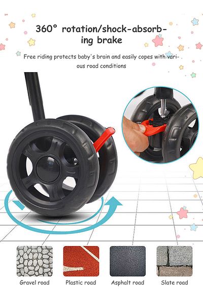 Ma Baby Baby Toddlers Lightweight Strollers, Travel Stroller For Easy Fold,Single Stroller With Canopy