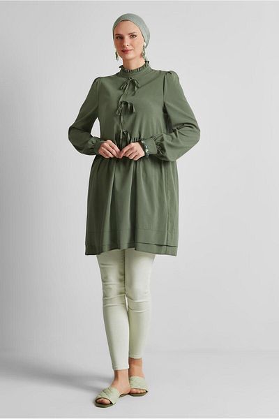 Alvina Lace Detailled Tunic 45644