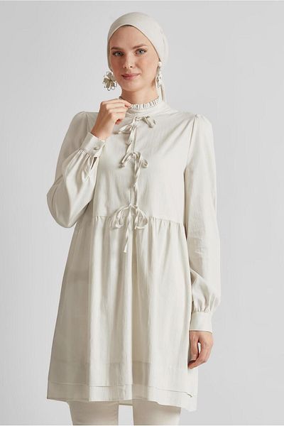 Alvina Lace Detailled Tunic 45644