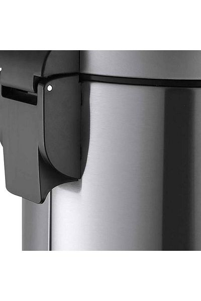 Generic EKO Serene Stainless Steel Soft Closing Step Bin Silver 5 Liter EK9215MT-5L