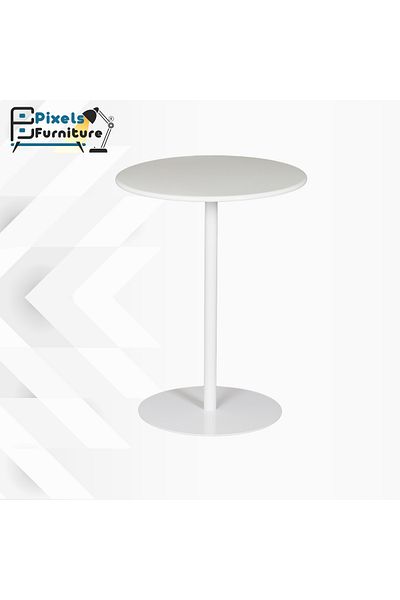 PixelsFurniture Pixel Furniture Metal Side Table for Sofa and Bed, Solid Metal Base Table