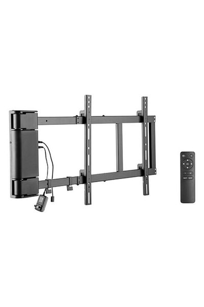 Generic HONEY BEE Panning Motorized TV Wall Mount with Remote Controller Black 32-60inch