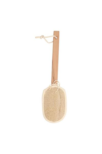 Generic HONEY BEE Lightweight Graceful Design Soft Touch Oval Shape Pad Body Loofah Beige