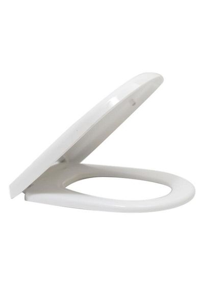 Generic HONEY BEE High-Quality Polypropylene UBF Toilet Seat Cover White LPA-109