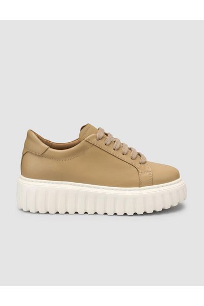 Mona Mae 100% Genuine Leather Mink Women's Sports Shoes