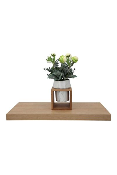 Generic HONEY BEE Wall Mounted Laminated Dust-Resistant Rectangular MDF Floating Shelf Beige