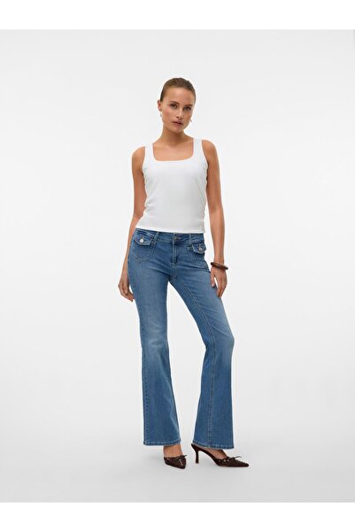 Vero Moda Ausgestellt VMJEAN Niedrige Taille Ausgestellt Jeans