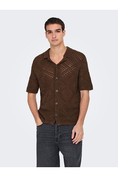 Only & Sons Strickpullover ONSKOLMAR Strickjacke