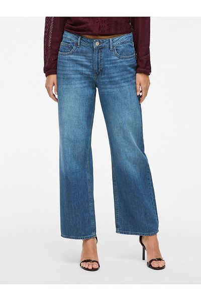 VILA Wide Fit Jeans VIPALMA Mid-Waist