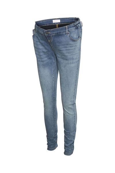 Mama Licious Umstandsjeans mit Slim Fit Gerade geschnittener Slim Fit Mittlere Taille Jeans
