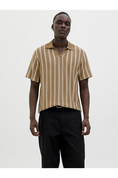 Jack & Jones Premium Poloshirt Gestreift Poloshirt