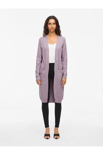 VILA Strickjacke VIRIL Longline
